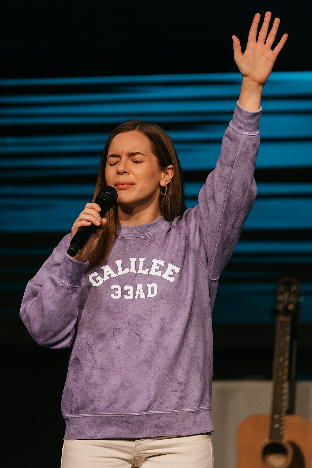 Galilee 33AD Comfort Colors Crewneck – Where Vintage Meets Victory
