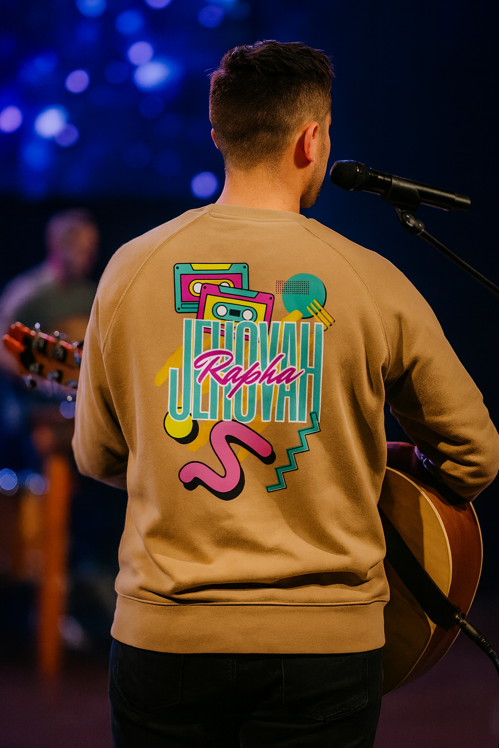 Jehovah Rapha – 90s Unisex Fleece Crewneck Sweatshirt